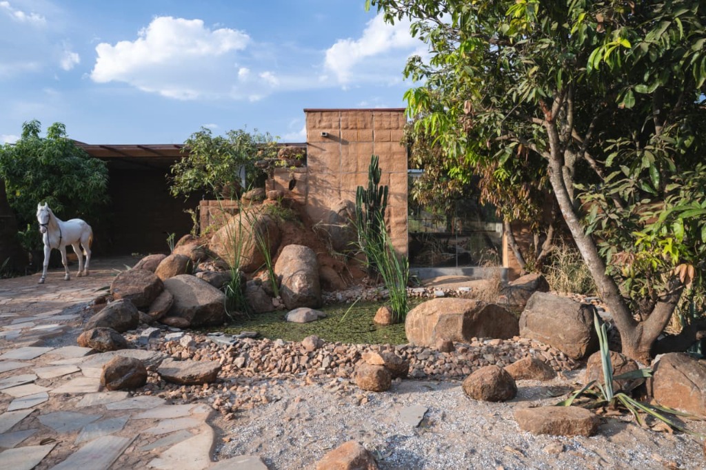 Earthen Architecture with Natural Landscape